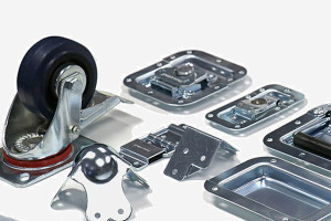 Matériel en caisses de transport