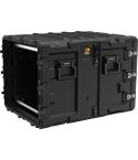 Caisse rack antichoc statique Super-V Series 7U de 24 pouces (601 mm) de profondeur.