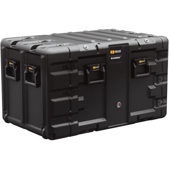 BLACKBOX-9U - Rack antichoc statique de 24" de profondeur.