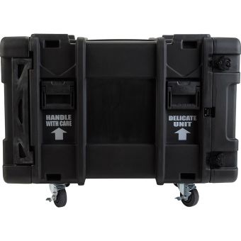 SKB 10U Roto Shockmount Rack Case, 4 roues - Profondeur de 28 pouces (730 mm)