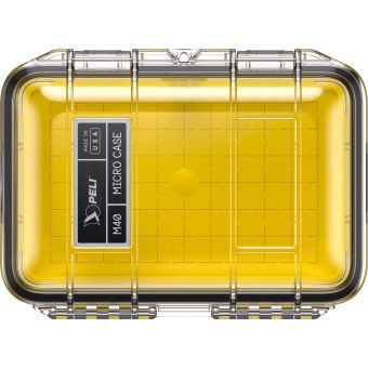 Peli M40 Micro Case Jaune Transparent