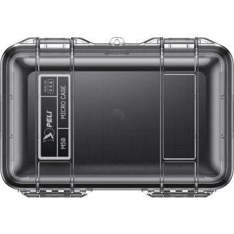 Peli M50 Micro Case Noir Transparent